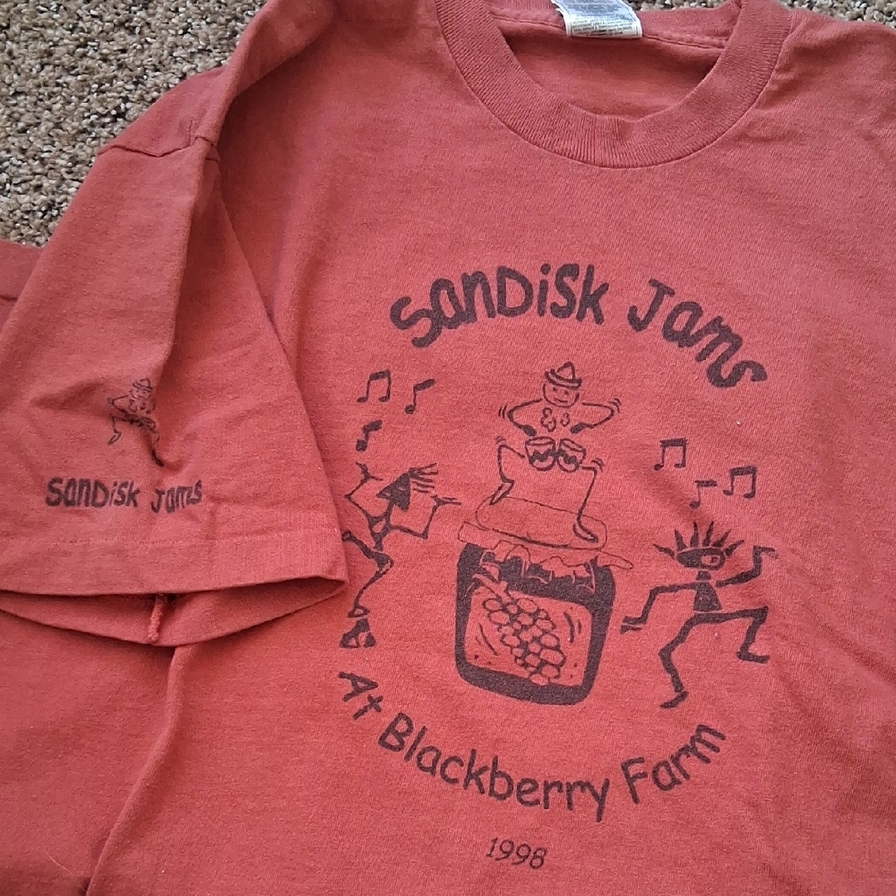 Vintage 1998 Sandisk Jams Tshirt - Picture 3 of 3